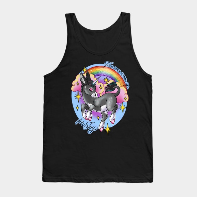 Sparkle Donkey special request Tank Top by Luckyponytattoo